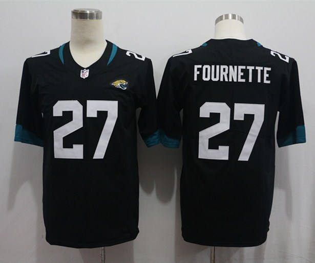 Men's Jacksonville Jaguars Leonard Fournette #27 Black Jersey
